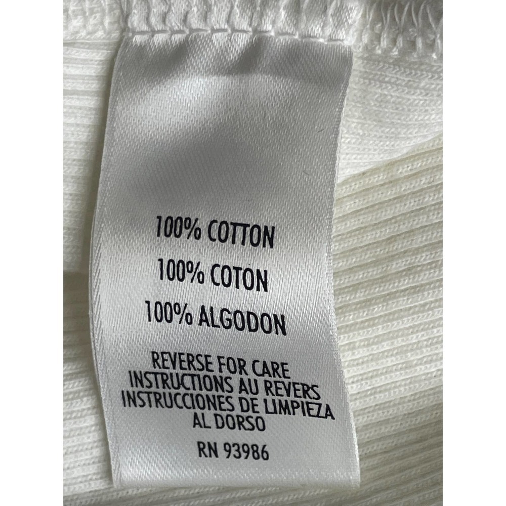 Petite Sophisticate White Short Sleeve Top Size S  * - Picture 5 of 6